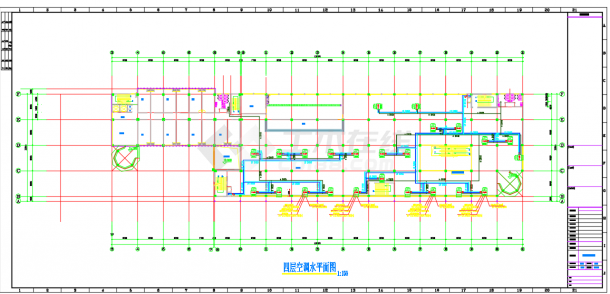 某地大型车站空调设计施工CAD图-图二
