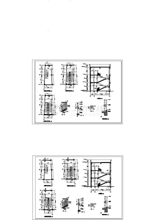 安山市某地多层住宅建筑设计CAD施工图-图二