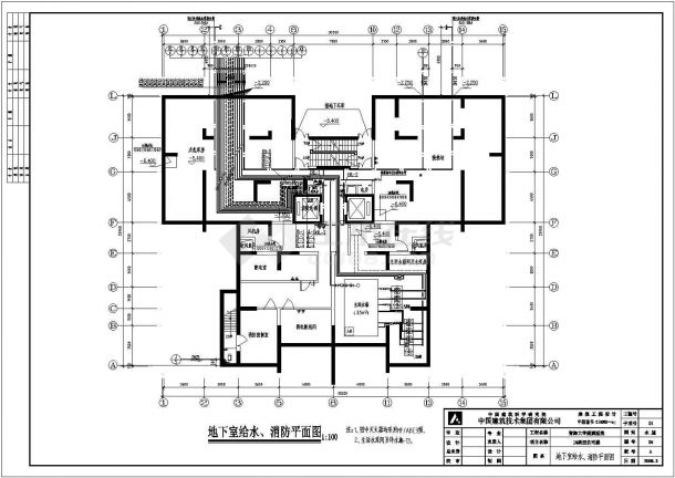 青海某高层附属医院住宅楼给排水设计施工图-图二