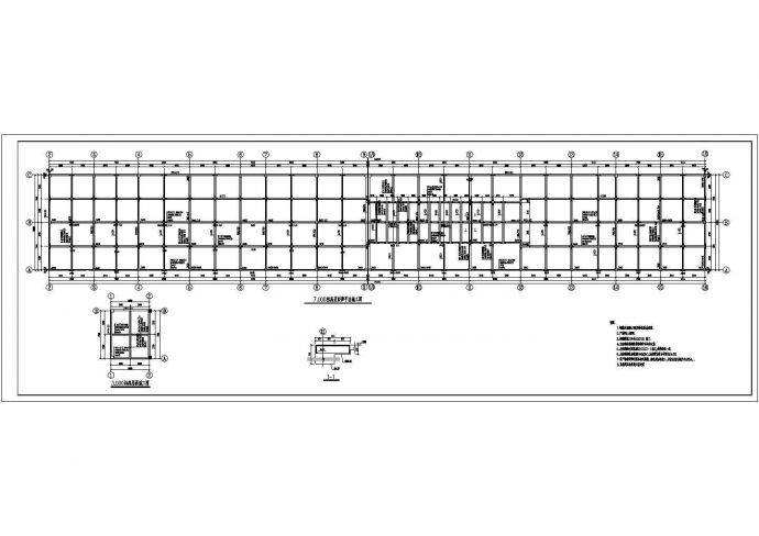 某地单层综合站房及消防水池全套结构施工图_图1