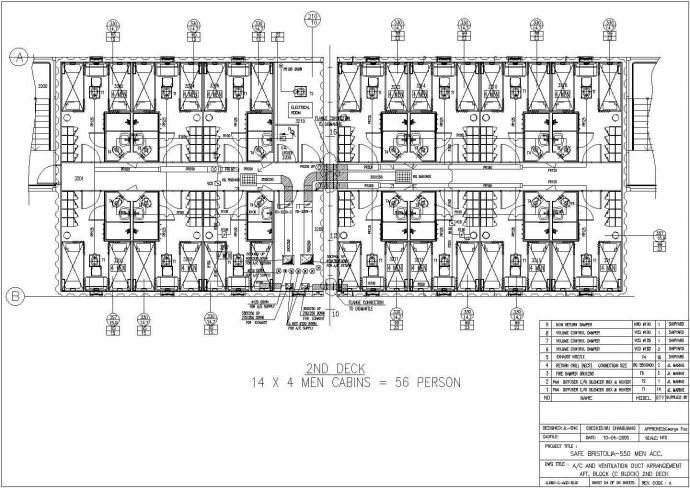 某市船用空调通风暖通设计施工图纸_图1