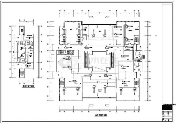 某市某博物馆VRV空调系统暖通建筑设计图纸-图二