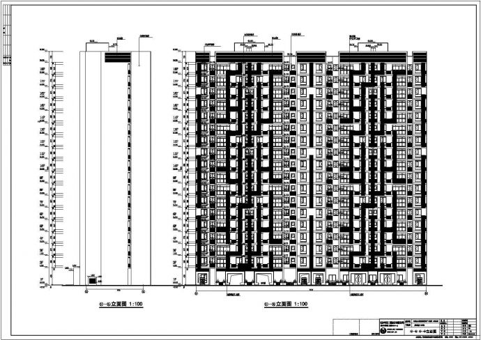 某地2套18层剪力墙住宅楼建筑设计施工图_图1
