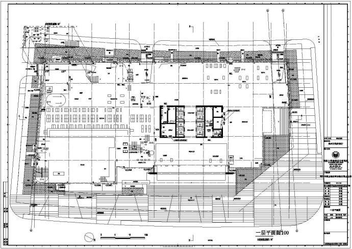 某大学学研中心大楼建筑CAD设计图纸_图1
