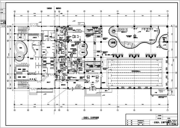 四层社会保障能力建设中心空调及网球馆排烟设计-图二