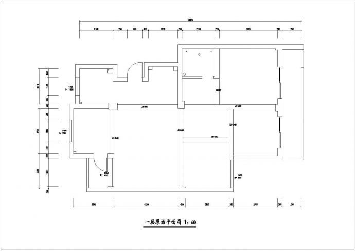两层别墅室内装修的全套cad全套平面施工图纸 _图1