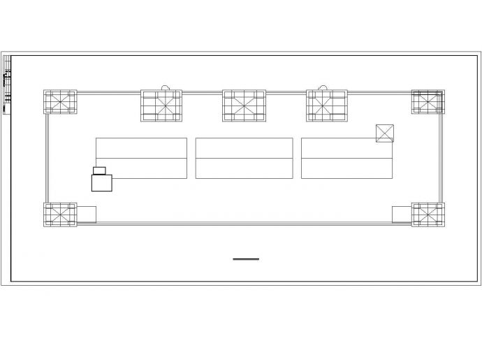 商场建筑施工全套方案cad设计平面图纸_图1