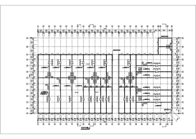 大型商场建筑施工cad设计图纸方案_图1