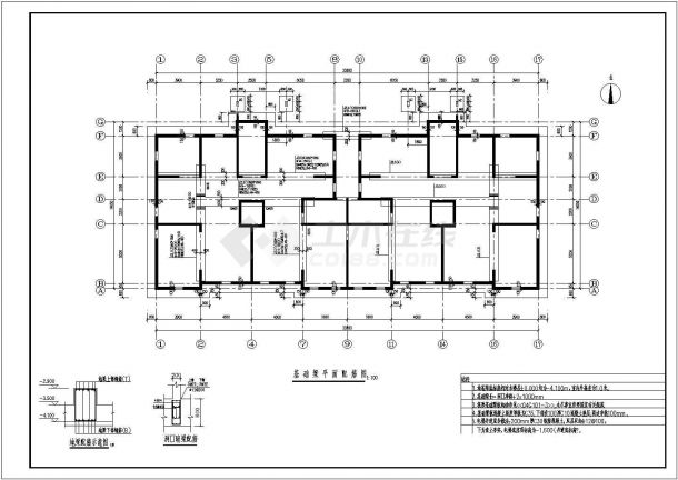 廊坊市18层剪力墙结构住宅全套结构施工图（缺楼梯详图）-图二