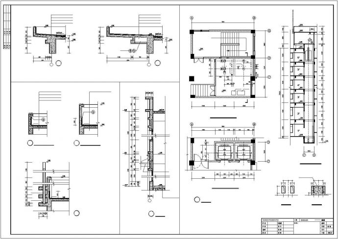 商务楼建筑施工全套方案cad设计图纸_图1