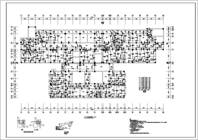 某地8层框架结构医院全套结构施工图_图1