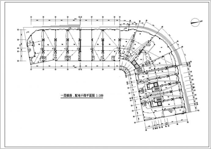 某十二层住宅电气设计CAD施工图纸_图1