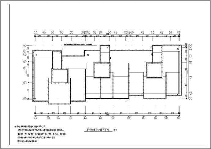 某十一层住宅楼弱电气设计CAD施工图_图1