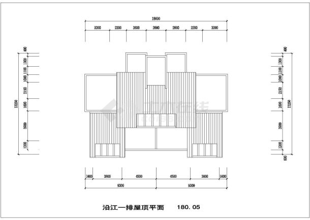 某长兴县图书馆档案馆建筑cad设计-图一