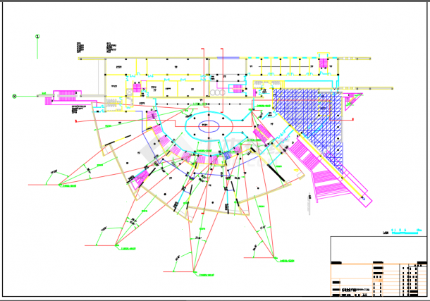 某省博物馆扩大工程建筑初级方案设计图-图二