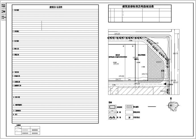 某大跨度钢结构雨棚施工图纸（含设计说明）_图1