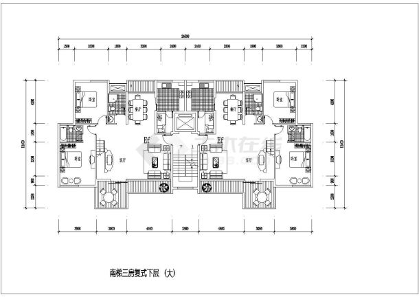 某江门广电中心建筑cad设计方案-图二