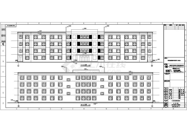 某地4层砖混结构公寓建筑设计施工图-图一