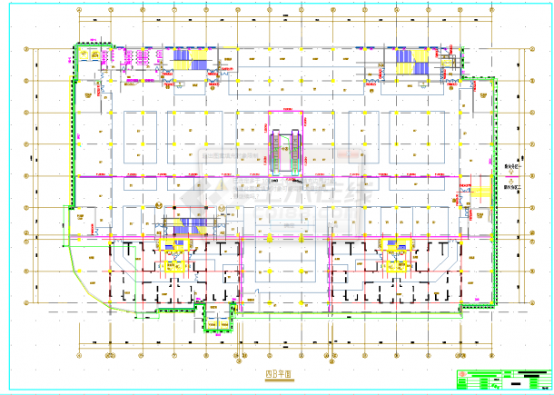 某地区大型商场幕墙建筑施工图（详细）-图二