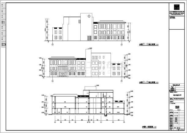 某幼儿园单体建筑设计方案（CAD）-图二
