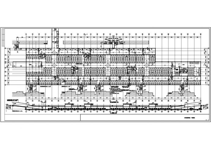 某小区地下车库框架结构建筑设计施工图_图1
