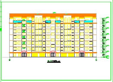 某单元式多层住宅详细建筑设计施工图-图二