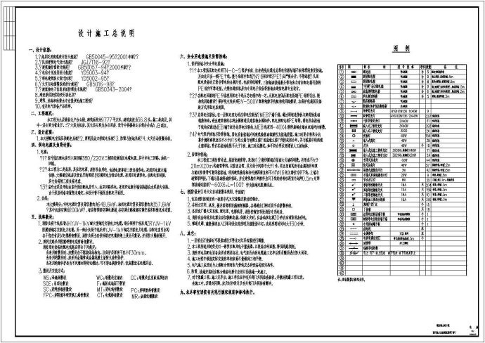 高层电信办公楼电气cad详细施工平面图纸全套_图1