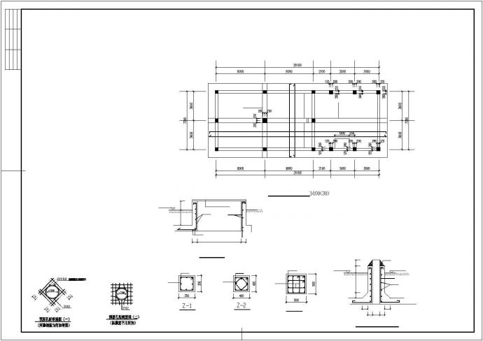 小公建水泵房及消防水池设计施工图_图1