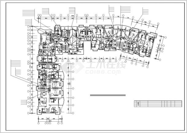 某地住宅楼电气设计施工图（共7张）-图二