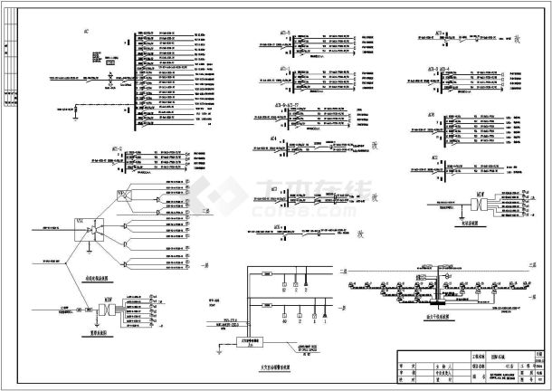 国际车城电气设计方案及施工全套CAD图纸-图二