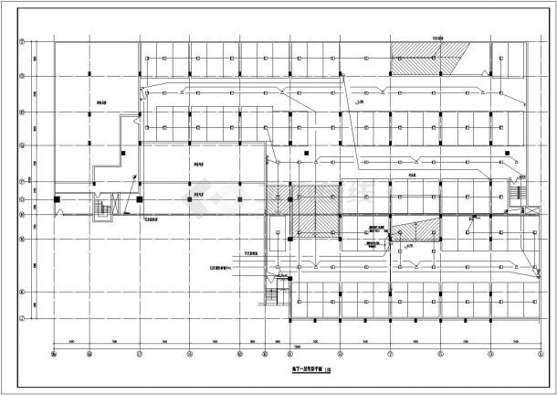 某饭店车库电气改造cad设计图（含设计说明）-图二