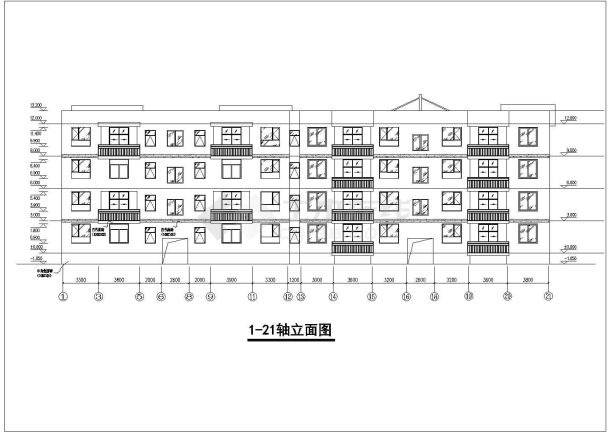 【重庆】4层砌体结构住宅楼建筑专业施工图-图二