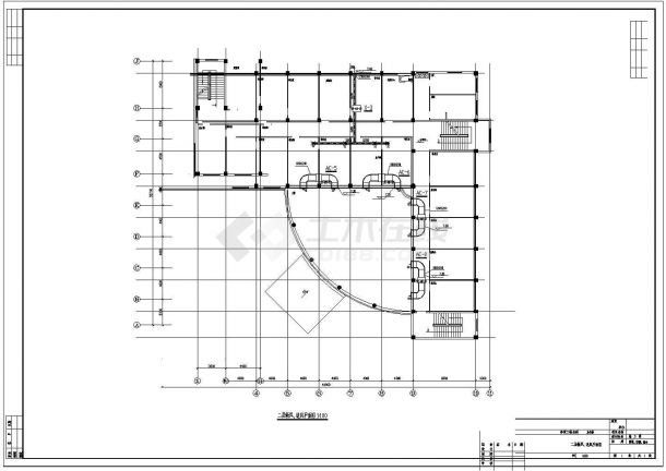 办公楼日立海信MRV系统全套CAD设计图-图二