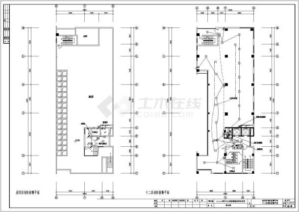 商住用房电气施工设计方案全套CAD图纸-图一