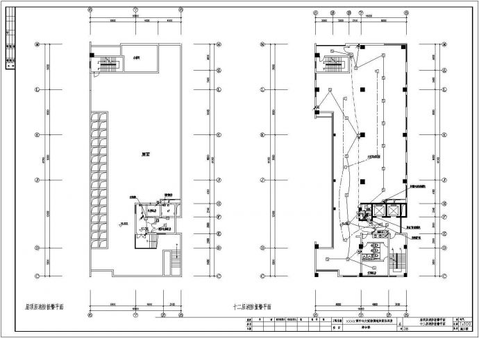 商住用房电气施工设计方案全套CAD图纸_图1