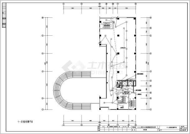商住用房电气施工设计方案全套CAD图纸-图二
