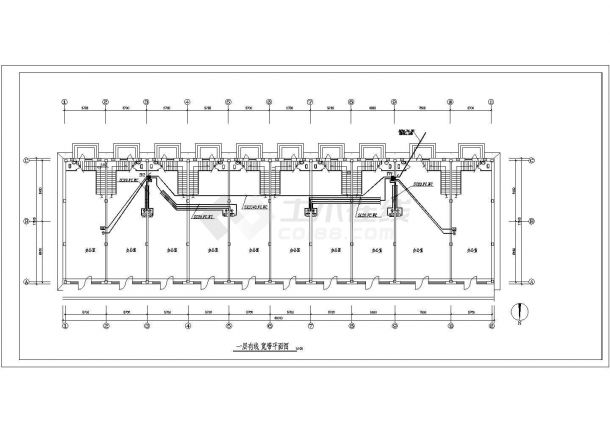 网点电气设计方案及施工全套CAD详图-图二