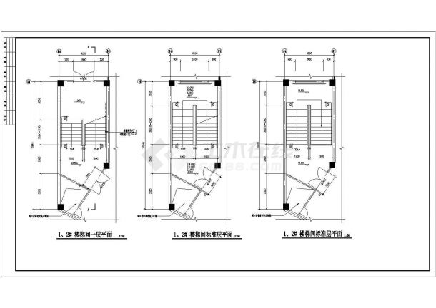 某地职业技术学院建筑设计施工图纸-图二