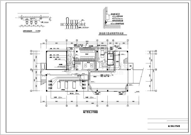 照明线路设计方案及施工全套CAD图纸-图一