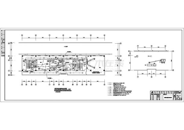 消防系统电气设计方案及施工全套CAD图纸-图一