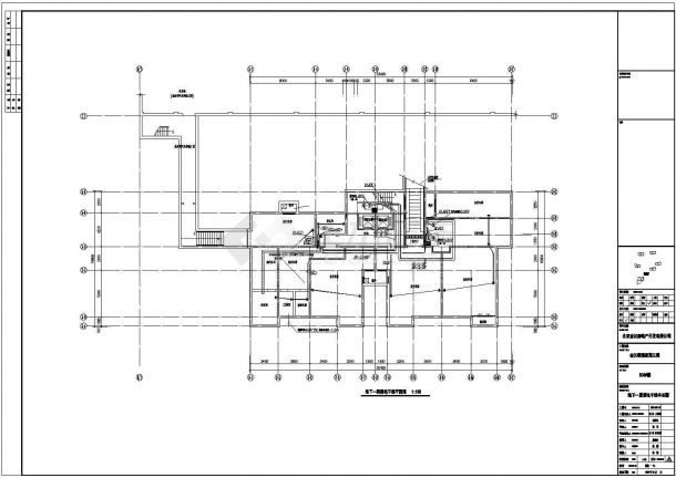 某高层住宅楼整套电气线路施工设计的完整cad图纸-图二