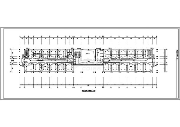 5层办公楼电气设计方案及施工全套CAD图纸-图二