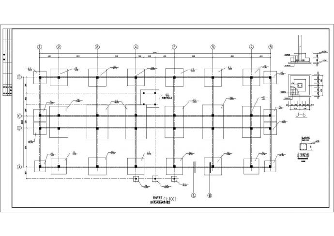 某地4层框架结构酒店结构设计施工图_图1