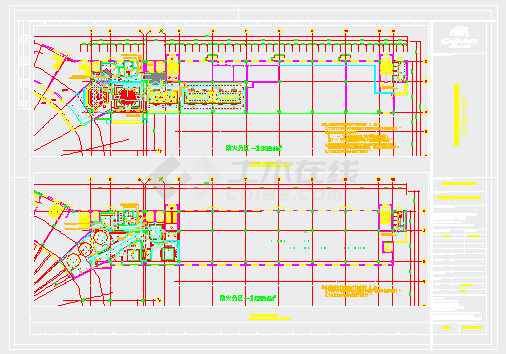 大型酒店电气系统的完整cad施工图纸-图二