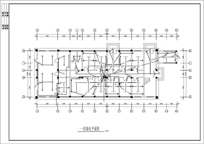 防疫站综合楼全套电气设计施工CAD图_图1