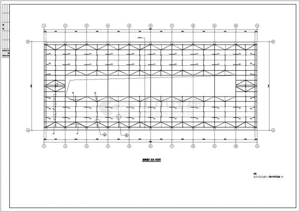 25x60米单层门式刚架厂房全套结构施工图-图一