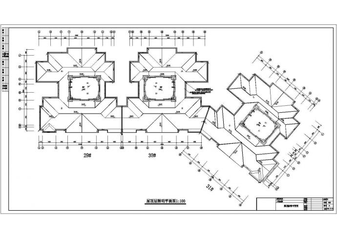 综合楼全套电气设计施工CAD图19_图1