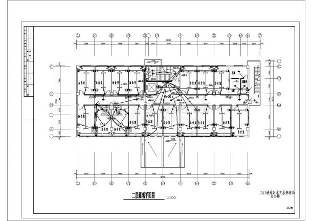 综合楼全套电气设计施工CAD图25-图一