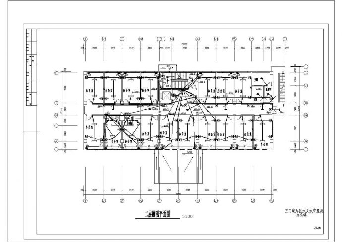 综合楼全套电气设计施工CAD图25_图1