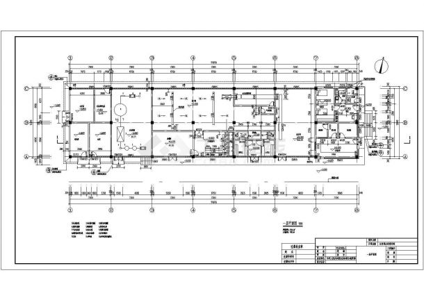 四川1层框架结构水处理车间建筑专业施工图-图二